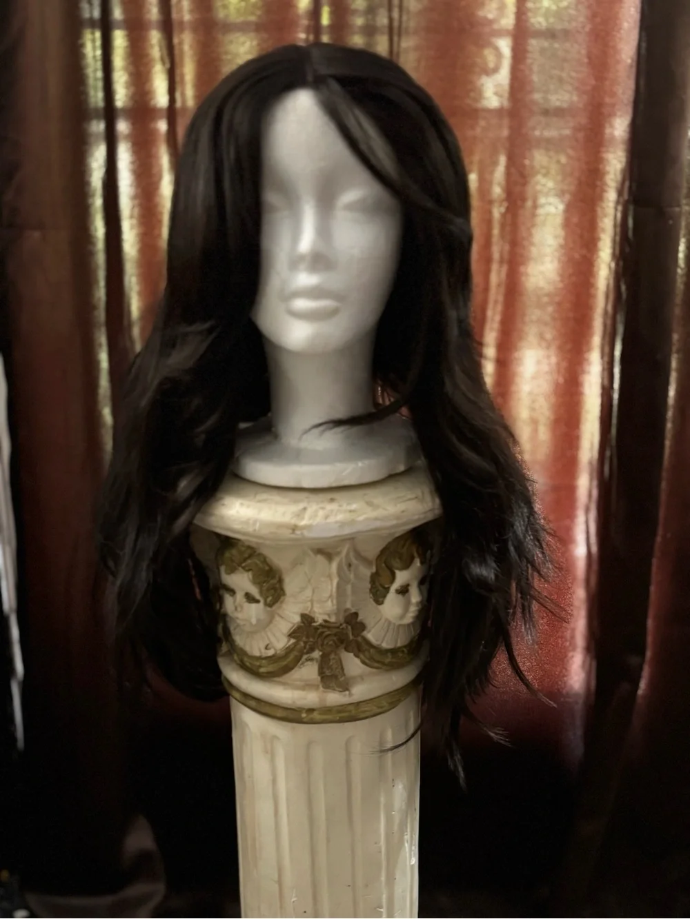 Black Long Wave Women's Lace Front Wig